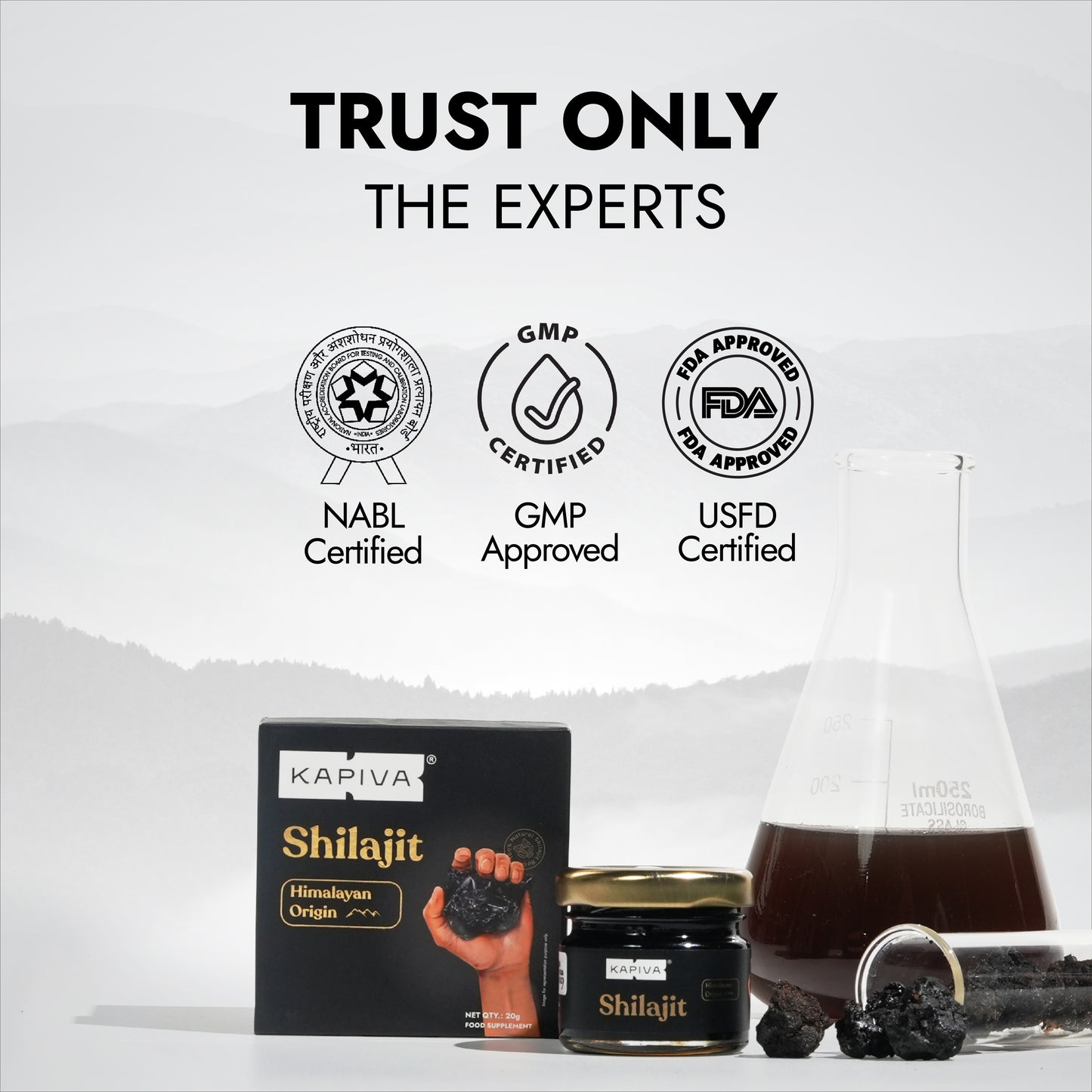 100% Pure Himalayan Shilajit Resin