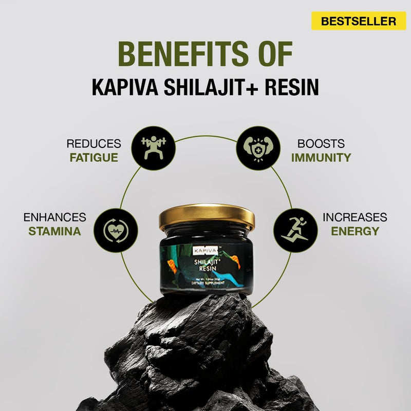 Kapiva Pure Himalayan Shilajit Plus Resin
