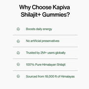 Kapiva Shilajit Gummies  (No Added Sugar)