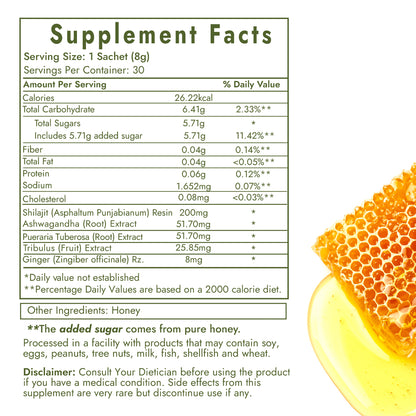 Shilajit Honey Energy Sips