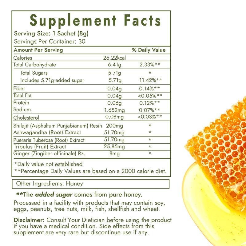 Shilajit Honey Energy Sips