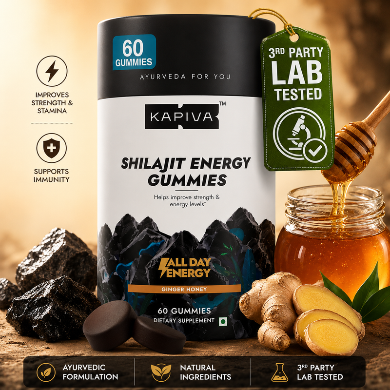 Kapiva Shilajit Gummies  (No Added Sugar)