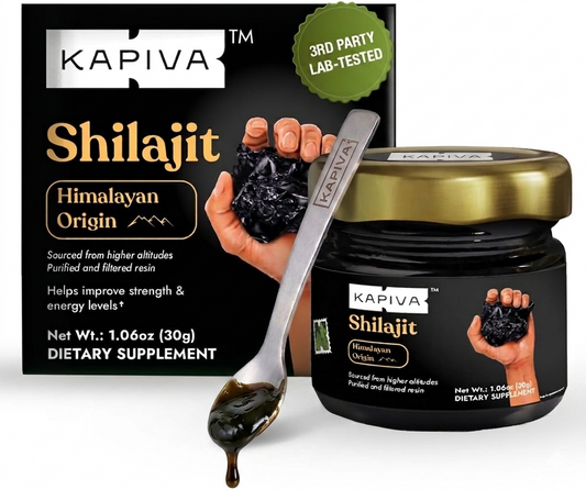 100% Pure Himalayan Kapiva Shilajit Resin - 30gm