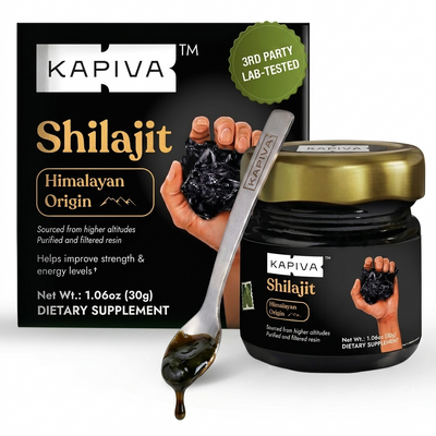 100% Pure Himalayan Kapiva Shilajit Resin - 20gm