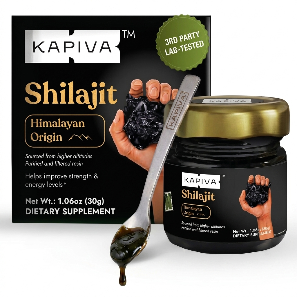 100% Pure Himalayan Kapiva Shilajit Resin - 20gm