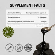100% Pure Himalayan Kapiva Shilajit Resin - 20gm